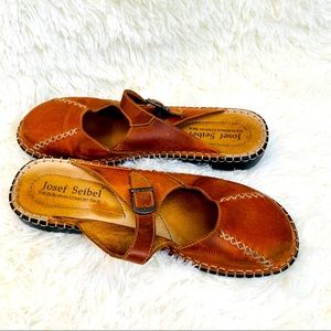 Josef Siebel European Leather Mule/Slide Sz 41/W10